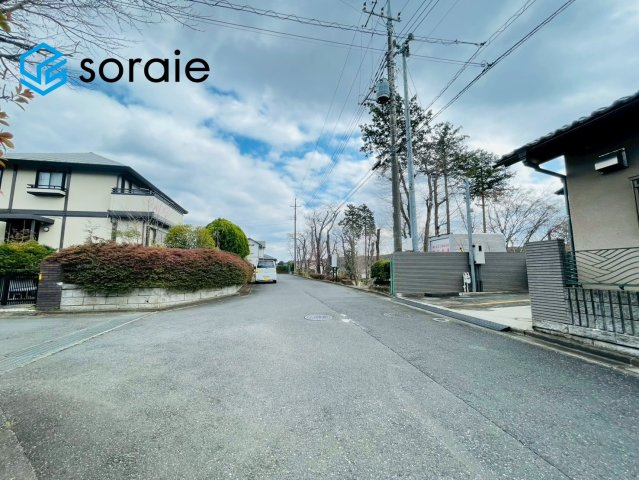 飯能市美杉台2丁目　平屋中戸建の前面道路含む現地写真|3月16日撮影