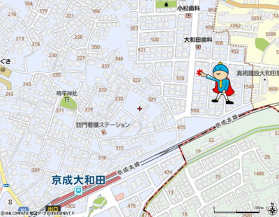 【地図】 | マメールロア大和田 | 案　内　図