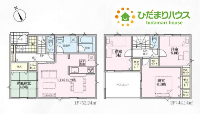 深谷市中瀬　第1　新築一戸建て　クレイドルガーデン　01の間取り