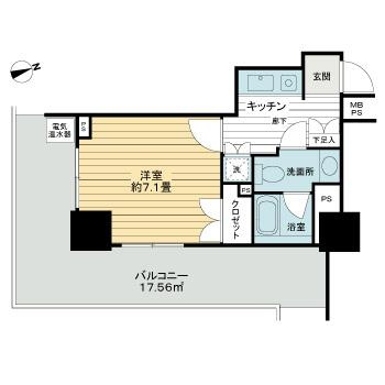 アーバンビューグランドタワーの間取り