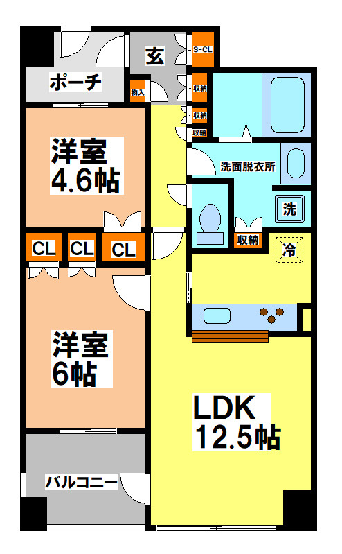 フィオレンテ小金井の間取り