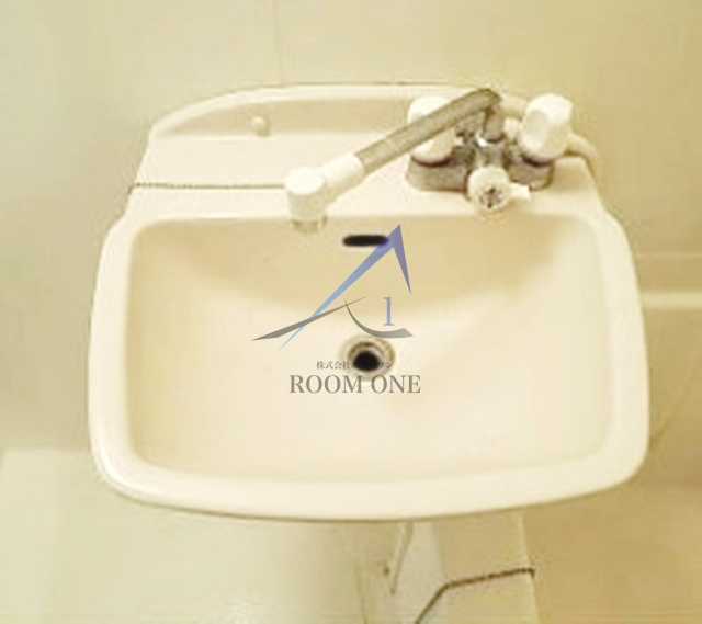 プレール日本橋壱番館の洗面所|洗面台です。