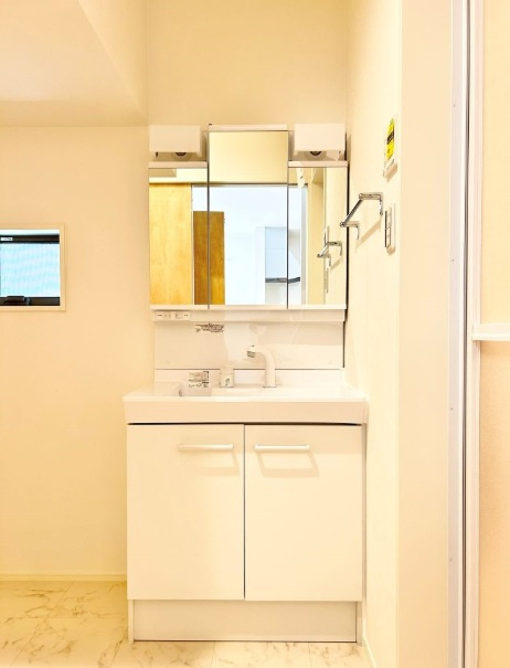 鴨部　新築戸建　⑧　（全2区画）　の完成予想図|洗面台