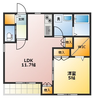 COCORO61113の間取り