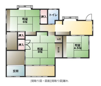 【間取り】 | 福岡県田川市大字夏吉