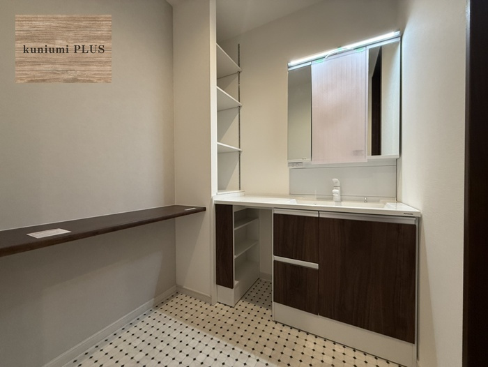 大阪市城東区鴫野東3丁目　B号地の洗面所