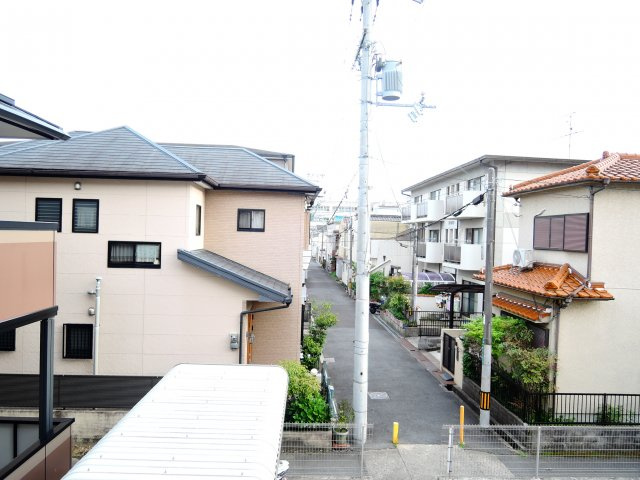 高槻市南松原町のアパートの展望