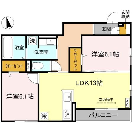 Field courtの間取り