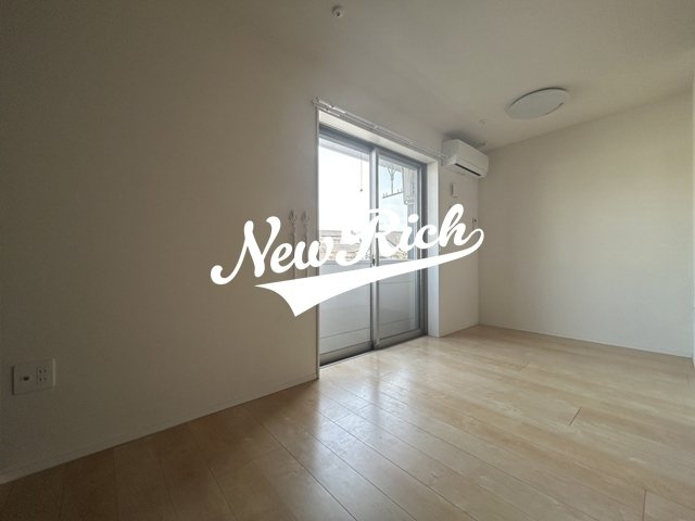 前橋市駒形町のアパートのバルコニー