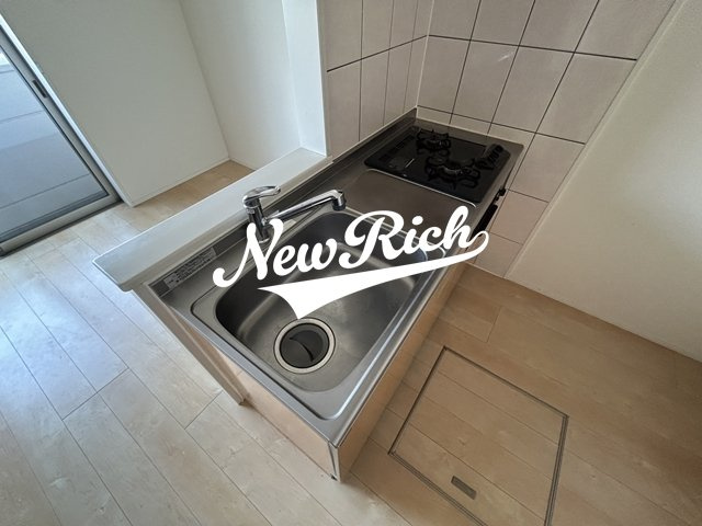 前橋市駒形町のアパートのキッチン