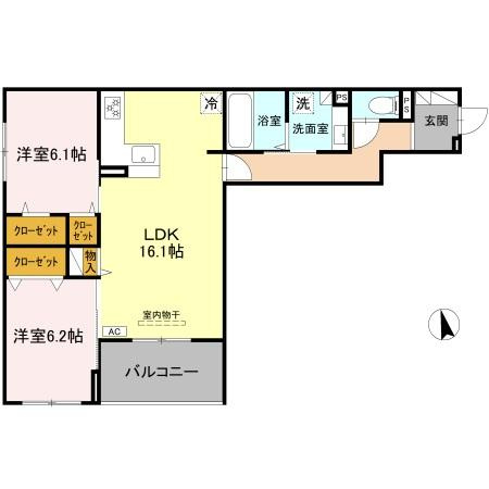 Field courtの間取り