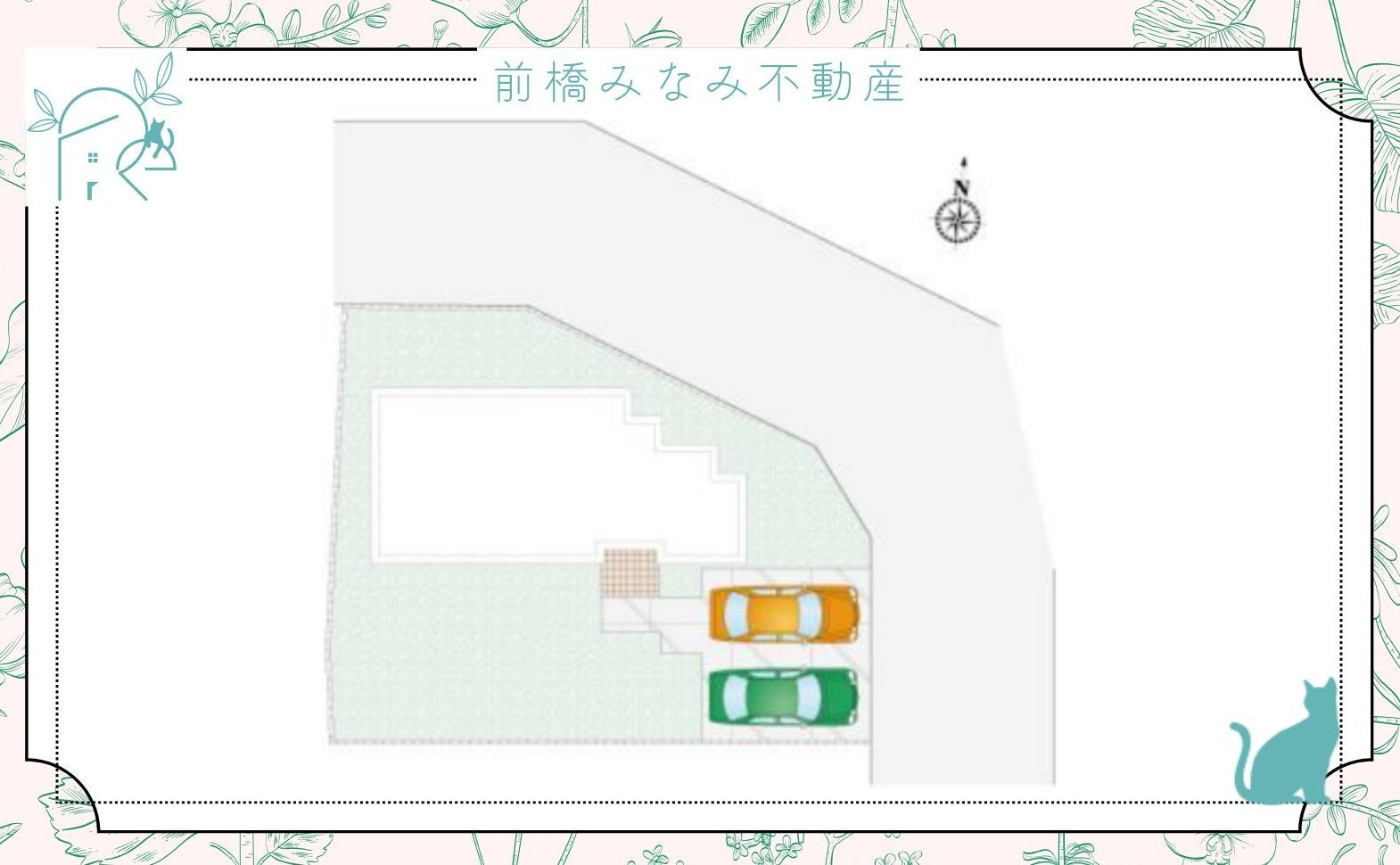 前橋市青柳町3期　10号棟(全14棟)　新築建売分譲の区画図