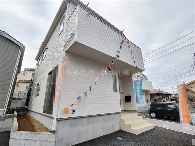 【前面道路含む現地写真】 | 新座市畑中第２８　全９棟　4号棟 | 都市ガス・本下水