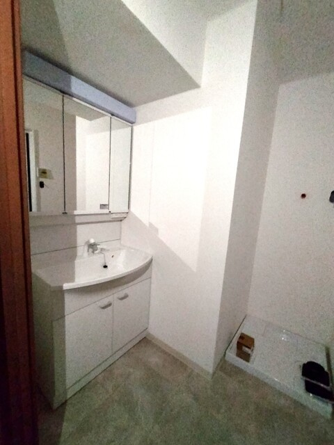 熊本市中央区保田窪１丁目の賃貸マンションの独立洗面台