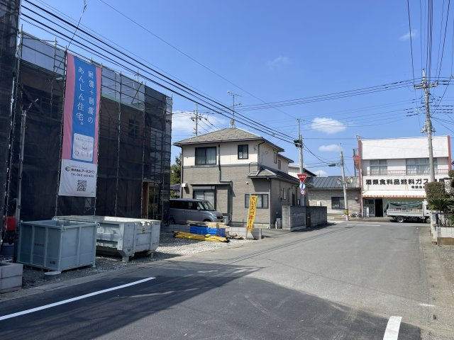 【前面道路含む現地写真】 | 深谷市中瀬第1  クレイドルガーデン　新築戸建　全2棟　1号棟 | 3月28日撮影