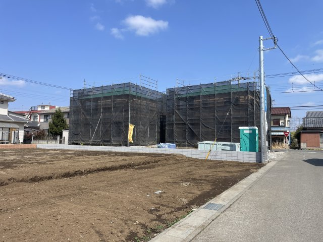 【前面道路含む現地写真】 | 深谷市中瀬第1  クレイドルガーデン　新築戸建　全2棟　1号棟 | 3月28日撮影
