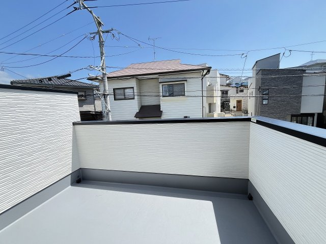 【バルコニー】 | 福岡市東区香椎駅東1丁目4期　1号棟（全1棟）【仲介手数料無料・0円】 | 施工例。施工例は完成時と異なる場合があります。