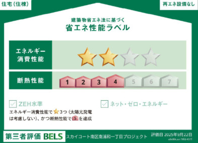 【省エネ性能ラベル】 | スカイルーチェ南浦和