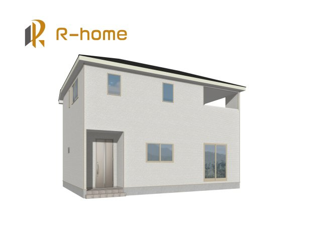 つくばみらい市小絹第4　新築戸建て　1号棟の外観|2026年4月完成予定！近隣の同仕様完成物件をご見学いただけます♪