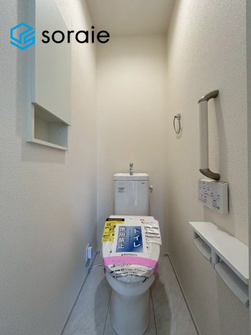  川越市山田　新築戸建のトイレ|4/26　撮影