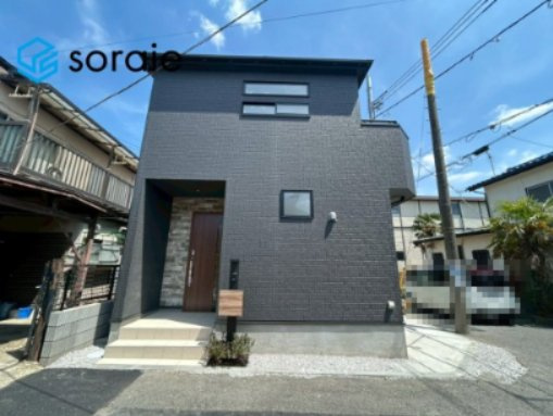  川越市山田　新築戸建の外観|4/26　撮影