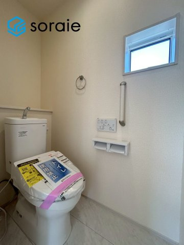  川越市山田　新築戸建のトイレ|4/26　撮影