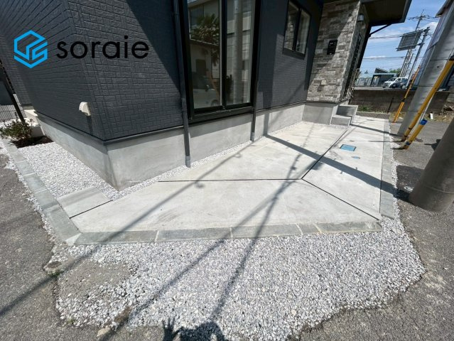  川越市大字山田　新築戸建の前面道路含む現地写真