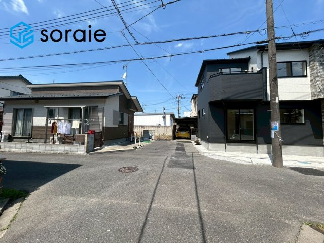  川越市山田　新築戸建の前面道路含む現地写真|4/26　撮影