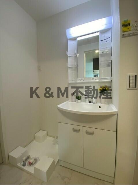 ＫＥＩＡＩ　ＲＥＳＩＤＥＮＣＥ　南柏の洗面所|ゆったりとスペースのある洗面所