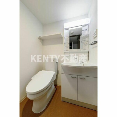 【洗面所】 | スパシエ洗足池 | コンパクトで使いやすい洗面所