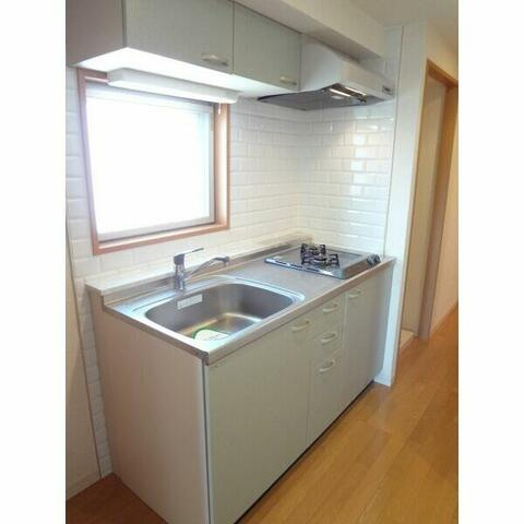 エルドシック横濱のキッチン|二口ガスコンロ♪