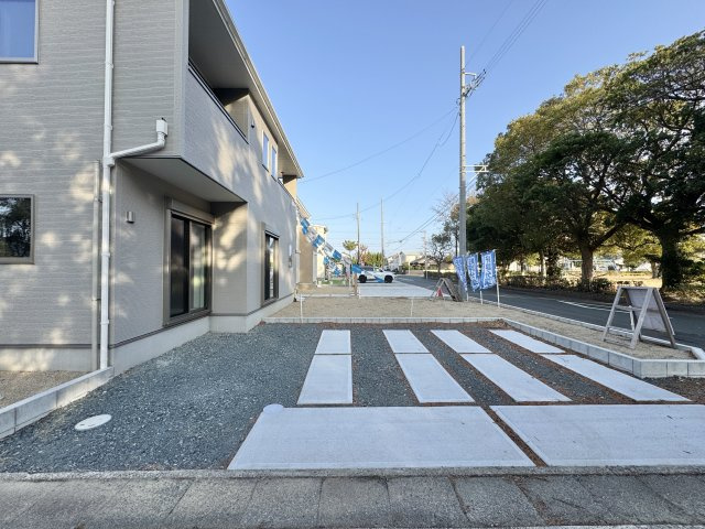 いろどりアイタウン浜松市中央区遠州浜2丁目　6号棟の駐車場|駐車3台可能です！