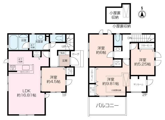 ~仲町台駅から歩いて12分~折本町4期新築戸建ての画像