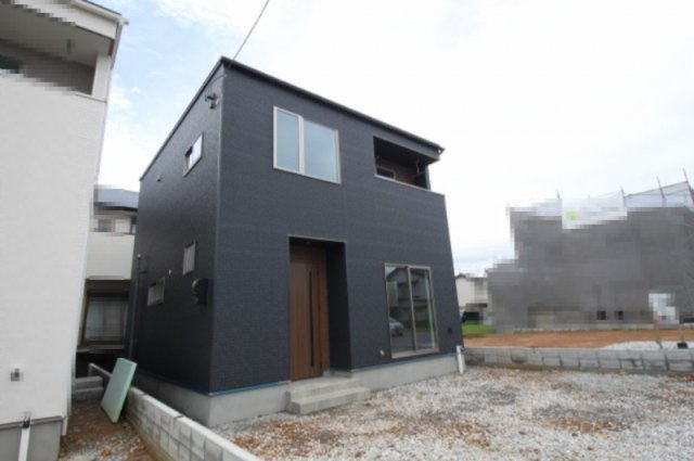 鴨部【特別価格　８月末まで】新築戸建　⑨　プレミアム仕様（全2区画）の外観|⑨　プレミアム仕様