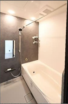 鴨部　新築戸建　⑨　（全2区画）の浴室|プレミアム仕様　完成予想図　