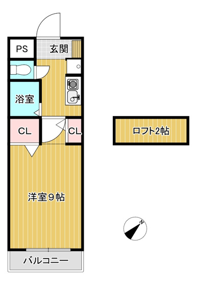 【間取り】 | ルミエールガーデンⅠ番館