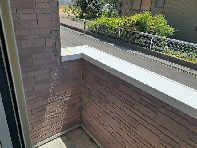 ジャルダンフルールＡのバルコニー