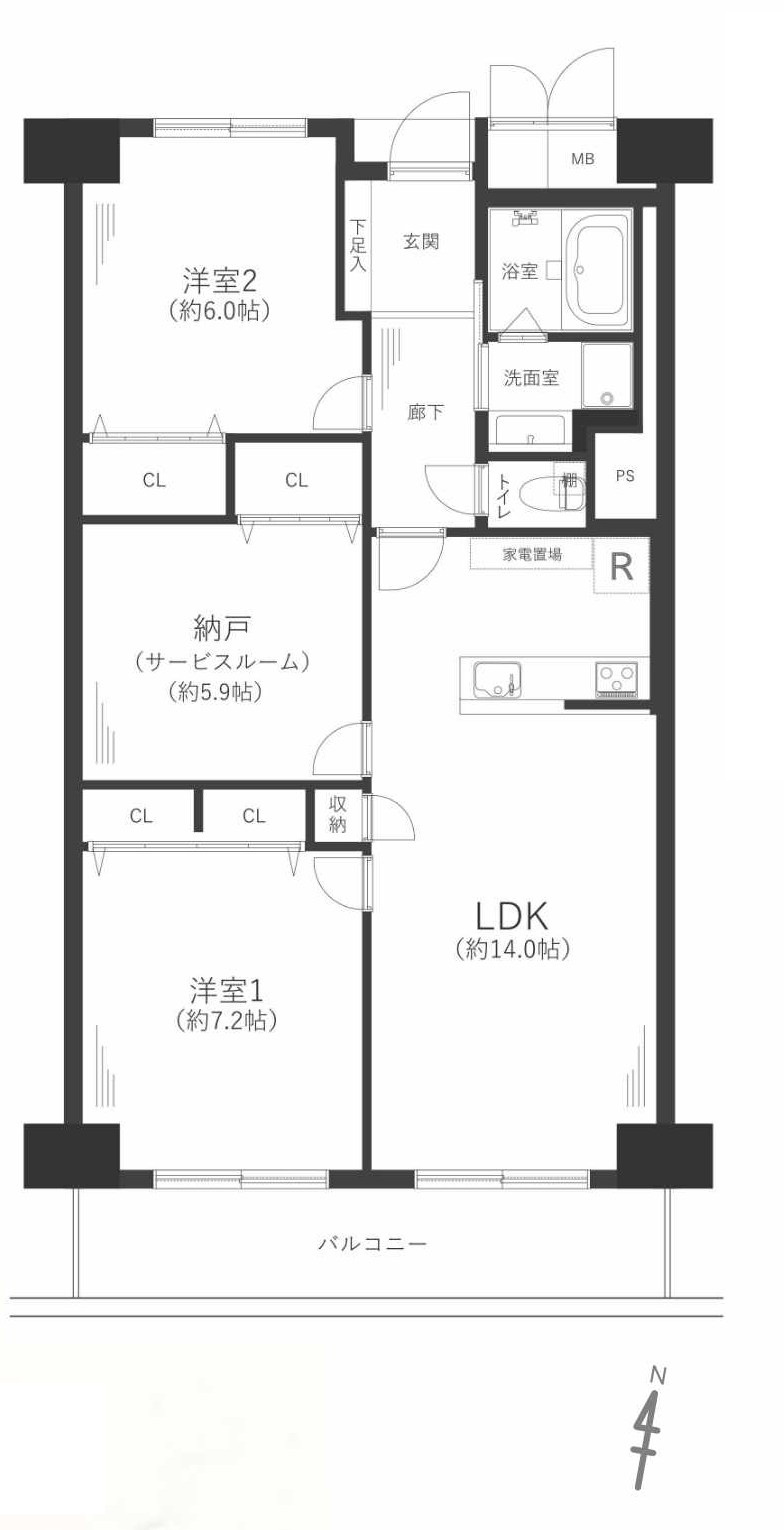 三陽ハイツ都島