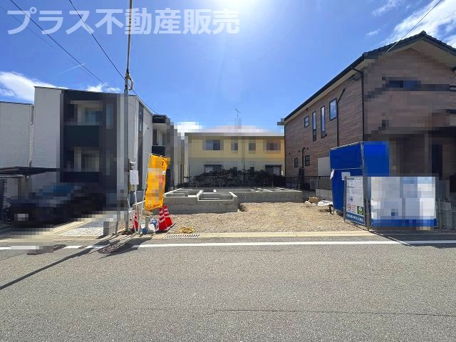 【外観】 | 福岡市東区松崎2丁目　1号棟（全1棟）【仲介手数料無料・0円】 | 現地写真。同じ物件を見るなら、プラス不動産販売にお任せ下さい。完成イメージの外観パースです。