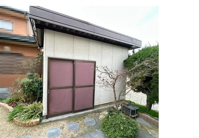 八代市高島町中古戸建の庭