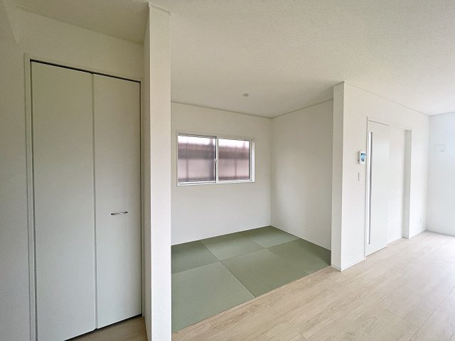 新築戸建・新築建売　南相馬市原町区南町第1　原町第二小・原町第一中の和室|3帖のタタミコーナーはお子様の遊び場やお昼寝スペースなどにおすすめです！