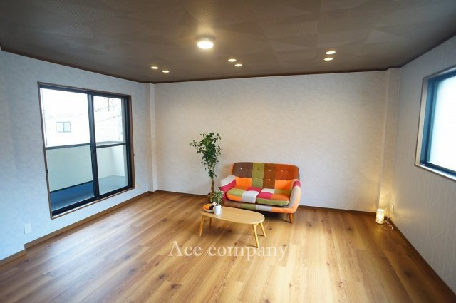 【居間・リビング】 | 東住吉区鷹合2丁目 | 【LDK：14.5帖】