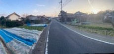 中古戸建 出雲市湖陵町二部の前面道路含む現地写真