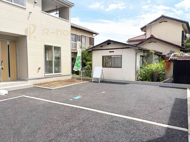 つくばみらい市小絹第4　新築戸建て　3号棟の駐車場|カースペースは2台お停めいただけます♪