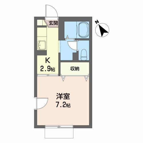 オーロハウス Ｃの間取り