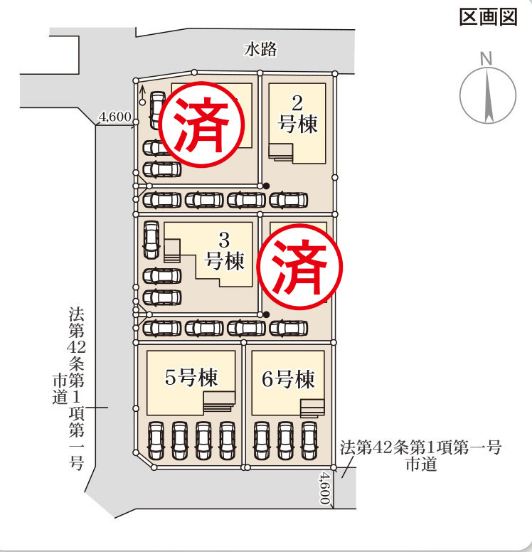 高崎石原町の区画図