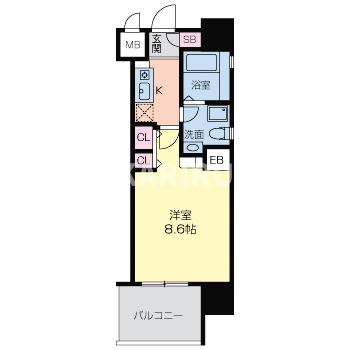 グラマシー京橋の間取り