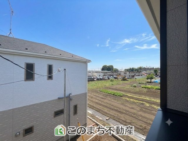 CRADLEGARDEN小山市喜沢第8の展望|バルコニーからの眺めです！
