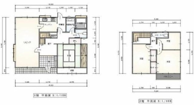 【間取り】 | 東松山市松山町1丁目　中古戸建　