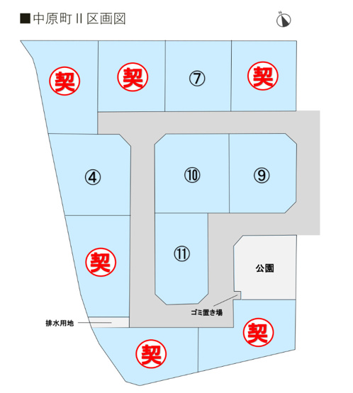 【区画図】 | トレステージ中原町Ⅱ